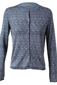 Bottega Veneta Trompe Loeil Silkwool Cardigan - Lyst