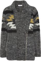 Etoile Isabel Marant Obira Intarsia Knitted Cardigan