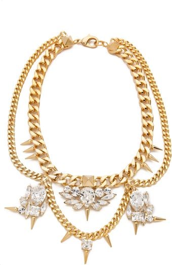Fallon Jewelry Classique Crystal Necklace - Lyst