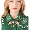 Fallon Jewelry Classique Crystal Necklace in White (gold) - Lyst