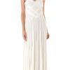 J. Mendel Strapless Woven Gown in White (ivory) - Lyst