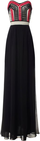 Jane Norman Mono Linea Bead Bod in Black (black multi) - Lyst