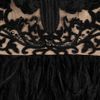 Prabal Gurung Embellished Mesh and Feather Silkorganza Top in Black - Lyst
