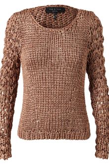 Rag & Bone Chunky Knitted Sweater - Lyst