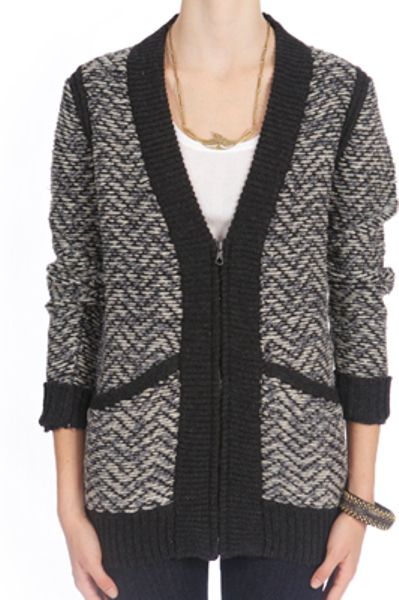 Rag & Bone Samantha Cardigan in Gray (grey) - Lyst