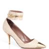 Tabitha Simmons Helen Pump in Gold (nude lace) - Lyst