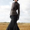 Temperley London  Willow Quilt Jacket in Brown (dark brown) - Lyst