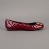 Tory Burch Quinn Ballet Flat in Purple (bordeaux) - Lyst