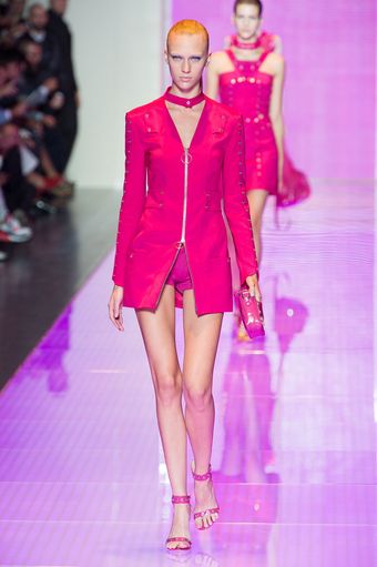 Versus  Spring 2013 Runway Look 1 - Lyst