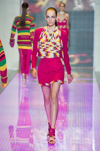 Versus  Spring 2013 Runway Look 7 - Lyst