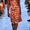 Zac Posen Hibiscus Printed Chiffon Cocktail Dress in Red (hibiscus print) - Lyst