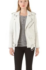 Blk Dnm Motorcycle Leather Jacket