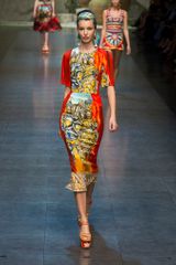 Dolce & Gabbana Spring 2013 Runway Look 1