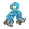 Roberto Cavalli  Leopard Silk Long Scarf in Blue - Lyst