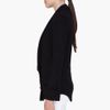 Balmain Black Doublebreasted Angora Cashmere Blazer in Black - Lyst