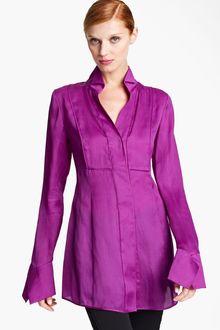 Donna Karan New York Collection Organza Shirt - Lyst