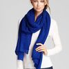 Lauren By Ralph Lauren Mohair Thermal Scarf in Blue (light grey heather) - Lyst