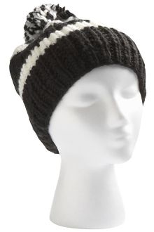 Michael Kors Two Tone Pom Pom Skull Hat - Lyst