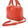 Tory Burch Robinson Shrunken Satchel in Orange - Lyst