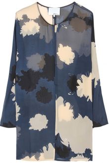 3.1 Phillip Lim Print Silk Jersey Blouse - Lyst