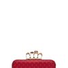 Alexander Mcqueen Knuckle Box Long Clutch in Cherry in Red (cherry) - Lyst