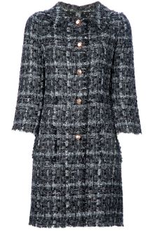 Dolce & Gabbana Bouclé Coat - Lyst