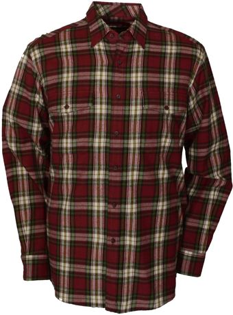 Double Two Long Sleeve Brushed Cotton Casual Shirt - Lyst