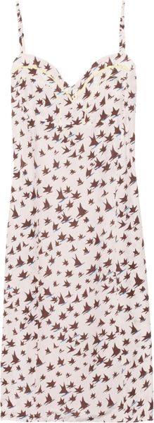 Marni Enigma Silk Crepe De Chine Chemise in Pink - Lyst
