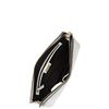Reiss Zip Top Panelled Clutch in White - Lyst