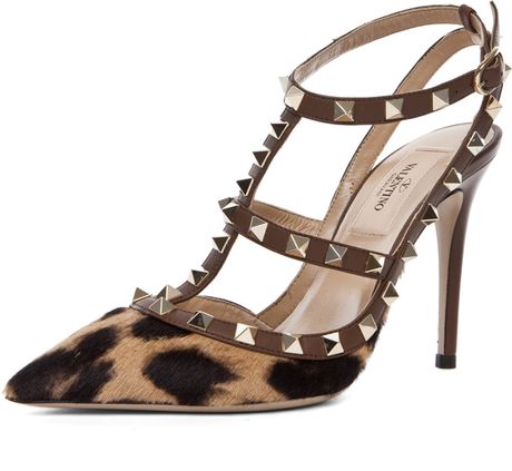 leopard sling back