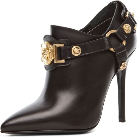 Versace Harness Bootie in Black in Black - Lyst