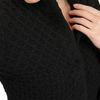Alexander Mcqueen Honeycomb Wool Knit Coat in Black - Lyst