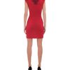 Alexander Mcqueen  FilCoupe Floral Jacquard Mini Dress in Red (cherry) - Lyst