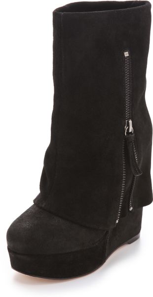 Alice + Olivia Yeardley Zip Cuff Boots - Lyst
