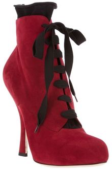 Dolce & Gabbana Lace Up Boot - Lyst