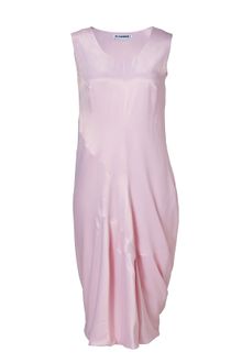 Jil Sander  Silk Blend Dress - Lyst