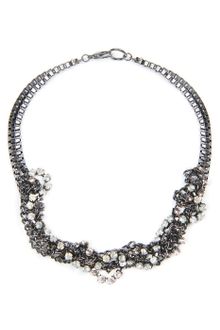 Mango Touch Crystals Chains Chocker - Lyst
