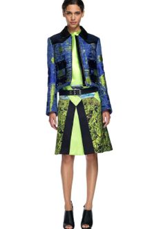 Proenza Schouler Ss Blue and Sulphur Zip Front Jacket - Lyst