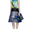 Proenza Schouler Ss Ocean Scene Print Sleeveless Diamond Halter Top in Blue (ocean scene print) - Lyst