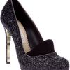 Stella Mccartney Glitter High Heels in Black - Lyst