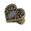 Topshop Catseye Heart Ring in Gold - Lyst