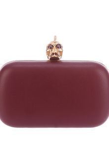 Alexander McQueen Skull Embellished Box Clutch - Lyst