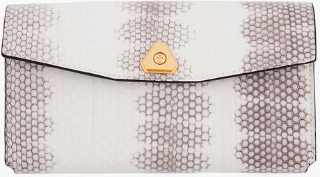 Alexander Wang Trigone Ion Large Wallet in Multicolor (snake) - Lyst