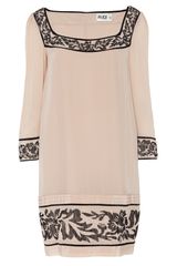 Alice By Temperley Mini Rose Embroidered Dress