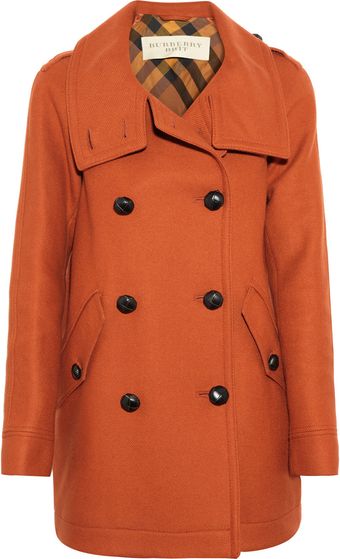 Burberry Brit Doublebreasted Woolblend Coat - Lyst