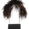 Christian Louboutin Artemis Featherembellished Shoulder Bag in Black - Lyst