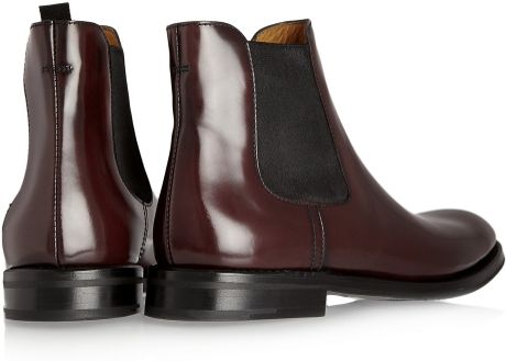 burgundy chelsea boots for women