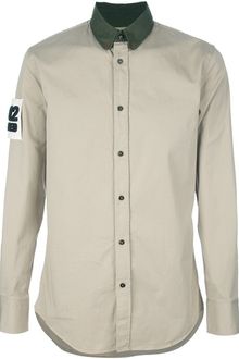 DSquared2 Contrasting Collar Shirt - Lyst