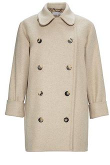 French Connection  Wool Long Sleeved Double Breast Coat - Lyst