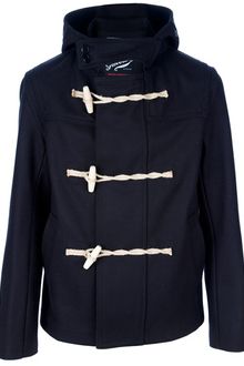 Gloverall Hooded Duffle Coat - Lyst